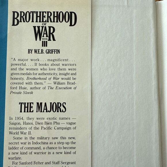 The Majors Brotherhood of War Book III by W.E.B.‎ Griffin - Picture 5 of 9